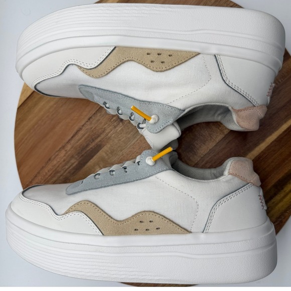 Hey Dude Women's Size 7 Hudson Lift Colorblock Cream/Multi  0221 - Picture 5 of 9